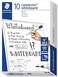 STAEDTLER 351-9 Lumocolor Whiteboard Marker With Bullet Tip - Black, Pack Of 10