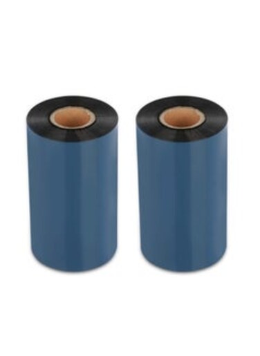 Thermal Transfer Ribbon -1ROLL 4.33" x 984'/110mm x 300m Black Wax Resin Ribbons 1" Core Ink Out (Pack of 2)