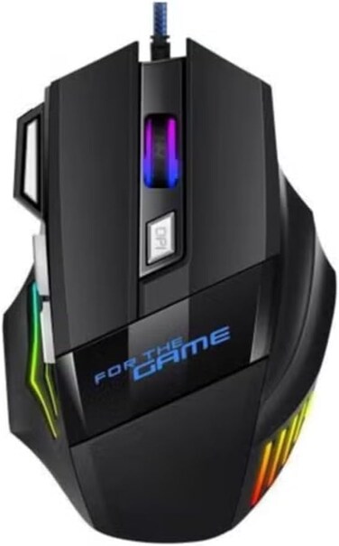 Wired G6 Gaming Mouse 7-Button LED Backlit 7 key Mouse color box