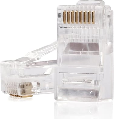 KUWES CAT6 Cable RJ45 Connector 20 Pieces