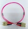 KUWES Fiber Optic Patch Cord (Purple, 1m)