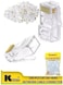 Kuwes 100-PACK RJ45 Connectors UTP CAT5E Ends Network Plug for Stranded Cable Solid