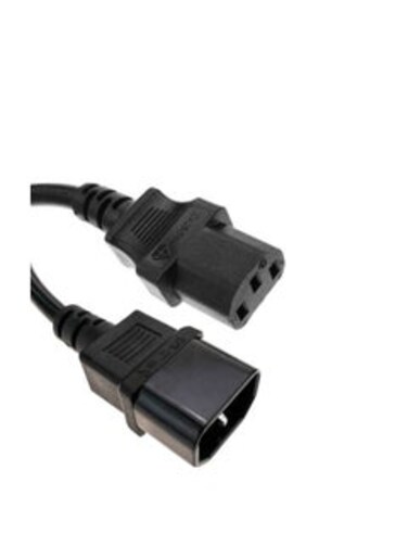C13 To C14 Power Cable Black