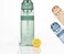 Quench Hydration Bottle (850ML, Green) - Motivational Water Bottle with Sipper, One-Handed Operation, Hydration Tracker &amp; Flip Top Lid