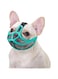 Tazweeq Short Nose Dog Mouth, Anti-Barking &amp; Biting Anti-Malpractice Mouth Cover, No Forehead Bulldog Mouth, Adjustable Breathable Mesh Cover, Prevents Biting Chewing Barking (L)
