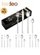 Silverware Set for 4, 16 Piece Heavy Duty Stainless Steel Flatware Utensils Cutlery Set Including Steak Knife Fork and Spoon, Dishwasher Safe, Gift Package for Wedding Housewarming