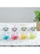 Box 4-Piece Cooler Glass Beverage Dispenser With Mason Jars Clear Dispenser 4000 ml, Mason Jars 4x450ml