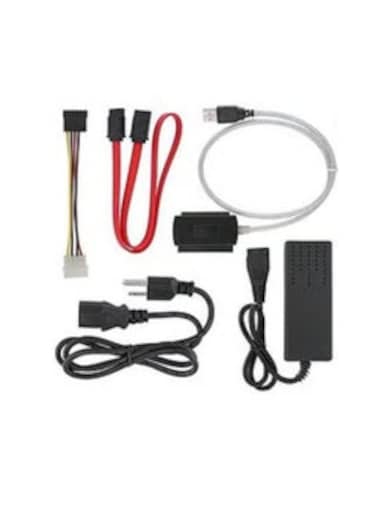 SATA/IDE Drive to USB 2.0 Adapter Converter Cable for 2.5/3.5 inch Hard Disk Black