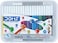 Doms Aqua Non-Toxic Watercolour Sketch Pen Set with Plastic Case (24 Assorted Shades)