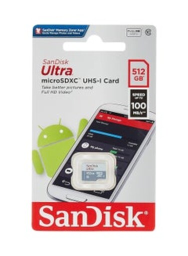 512GB Ultra microSDXC UHS-I Card 100MB/s 512 GB