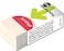 Maped Technic 600 Eraser, Pack of 36