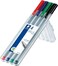 Staedtler 334 Triplus Fineliner Superfine Point Pens, 0.3 Mm, Assorted Colours, Pack Of 4