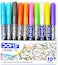 Doms Metallist Series Metallic Brush Pen (10 Assorted Shades x 2 Set), Multicolor (DM8389P2)
