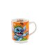 Stackable Mug Stitch Ml 350 Orange color Material is Porcelain and safe Dishwasher, Microwave