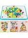 296 Pcs Mushroom Nails PeGBoard Educational Colourful Jigsaw Puzzle Building Blocks Bricks Creative Diy Mosaic Toys For Kids &amp; Toddlers, Perfect Birthday For Girls Boys Age 3 8 Years, 1, Dv00101