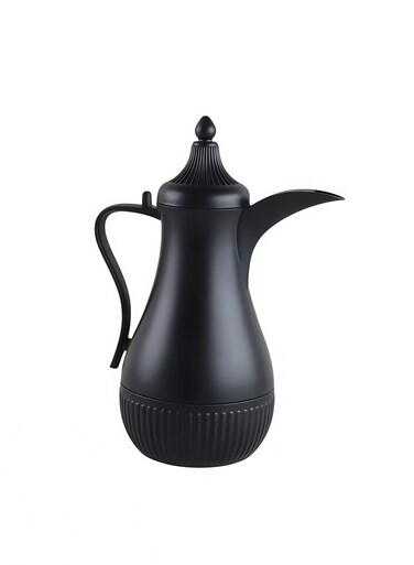 Coffee maker, small household coffee maker, stylish high-end office coffee maker, long-handled woodpecker beak shaped coffee maker with gallbladder (1 liter, red gallbladder, screw cap).