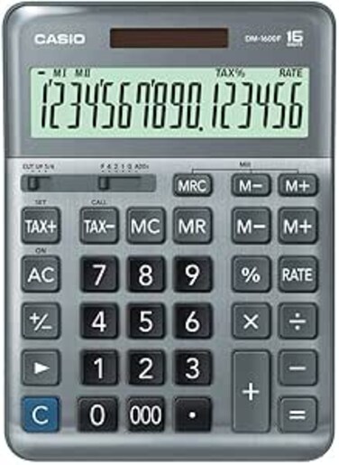 Casio Calculators - DM-1600F