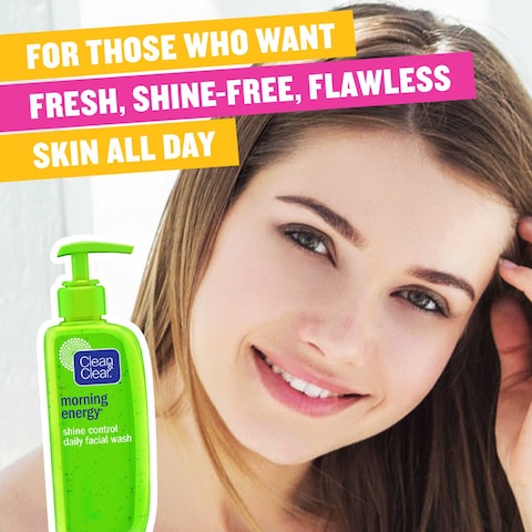 Clean &amp; Clear Daily Face Wash Morning Energy Shine Control 150ml