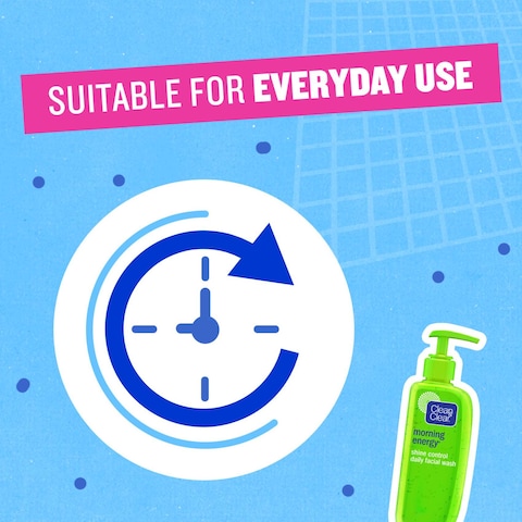 Clean &amp; Clear Daily Face Wash Morning Energy Shine Control 150ml