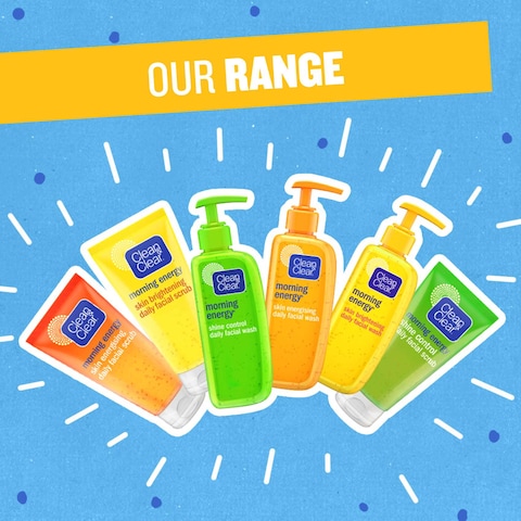 Clean &amp; Clear Daily Face Wash Morning Energy Shine Control 150ml