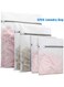 Laundry Bag, 5 Pcs Durable Honeycomb Mesh Laundry Bags for Delicates, For Washing Machine, Laundry Bags, Mesh Wash Bag, Travel Storage Organize Bag, Travel Laundry Bag (1 Large, 2 Medium, 2 Small)