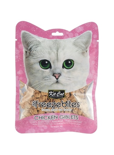 Kit Cat Freeze Bites Chicken Giblets Dried Treats 20G