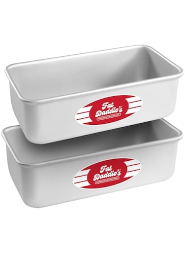 Fat Daddios Bread Pan Set, Silver, Bp-Set