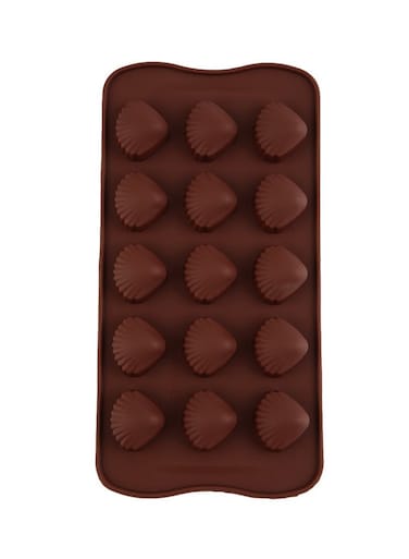 Pattern Silicone Cake Mould Brown 21centimeter