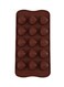 Pattern Silicone Cake Mould Brown 21centimeter