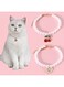 YWhalep 2 Pack Cat Collar Adjustable Breakaway Kitten Collars with Cute Pendant Bow for Cats Kitten Small Dogs