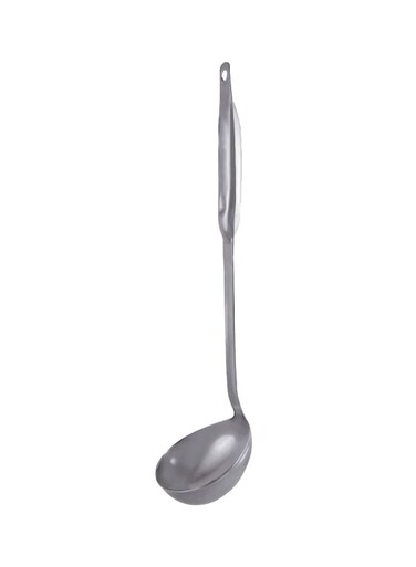 Hollow Handle Soup Ladle Silver