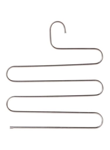 5 Rack Layer Multi-Purpose Hanger Silver 36x38cm