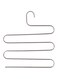 5 Rack Layer Multi-Purpose Hanger Silver 36x38cm