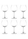 6 Piece Madison Gin Wide Glass Set, 650ml Capacity - Clear