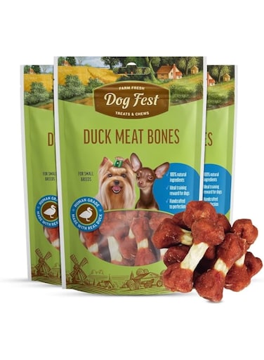 Dog Fest Duck meat bones for mini-dogs - 55g (1.94oz)