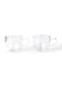 Minimalist Borosilicate Glass Cup Double Wall Insulated Transparent Mug With Handle For Coffee Milk Juice 150ml