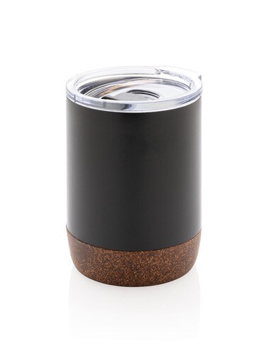 Larsen GOUDA - Hans Larsen Vacuum Mug With Cork Base - Black