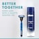 Gillette Mach3+ Men's Refillable Razor: 8 Blade Refills