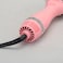 ENZO EN-6210 75mm Volumizing Blowout Brush – 1500W 3-in-1 Hair Dryer, Straightener, TurboDry Technology, Ionic Anti-Frizz Bristles, 3 Heat Settings & 2 Speeds – Pink – Intl Version
