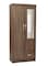 2 Door Wooden Wardrobe Cabinet Cupboard Engineered Wood Perfect Modern Stylish Heavy Duty With Mirror
