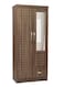 2 Door Wooden Wardrobe Cabinet Cupboard Engineered Wood Perfect Modern Stylish Heavy Duty With Mirror