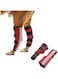 DELIFUR Dog Leg Brace- A Pair of Pet Knee Brace for Small Dogs Medium Dog and Large Dog After Surgery Wear Hip and Thigh Wound Protective Sleeve Reflector Strip Dog Knee Brace.（Large）