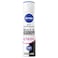 NIVEA Black &amp; White Invisible Antiperspirant Deodorant Spray for Women, Clear, 72H Active Protection, 150ml