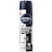 NIVEA MEN Black &amp; White Invisible Antiperspirant Deodorant Spray, Original, 72H Active Protection, 150ml