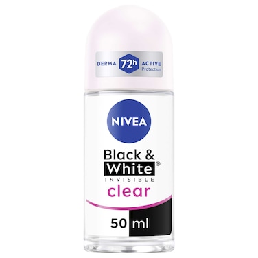 NIVEA Antiperspirant Roll-on for WoMen  Black &amp; White Invisible Protection Original 50ml