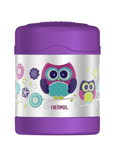 THERMOS FUNTAINER STAINLESS STEEL KIDS OWLS JAR 290ML, F3008OW, INSULATED FOOD JAR, LUNCH BOX, STORAGE CONTAINER, THERMAL FLASK FOR TRAVEL