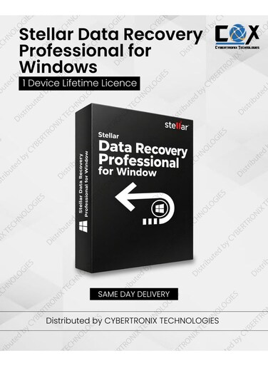 Stellar Data Recovery Professional for Windows   1 Device for Lifetime   Digital License