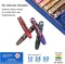 DOMS Non-Toxic Hexagonal Jumbo Oil Pastel Set in Plastic Carry Case (12 Assorted Shades x 4 Set)
