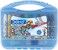 DOMS Non-Toxic Hexagonal Jumbo Oil Pastel Set in Plastic Carry Case (12 Assorted Shades x 4 Set)