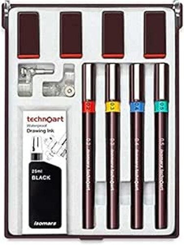 TECHNOART TECHNICAL DRAWING PENS (SET OF 4)
